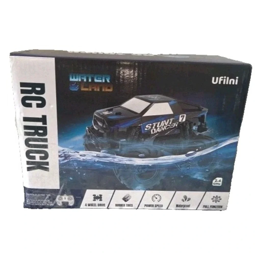 RC Truck Stunt Dancer 4 Wheel Dr Full Function Amphibious Stunt Car Remote New